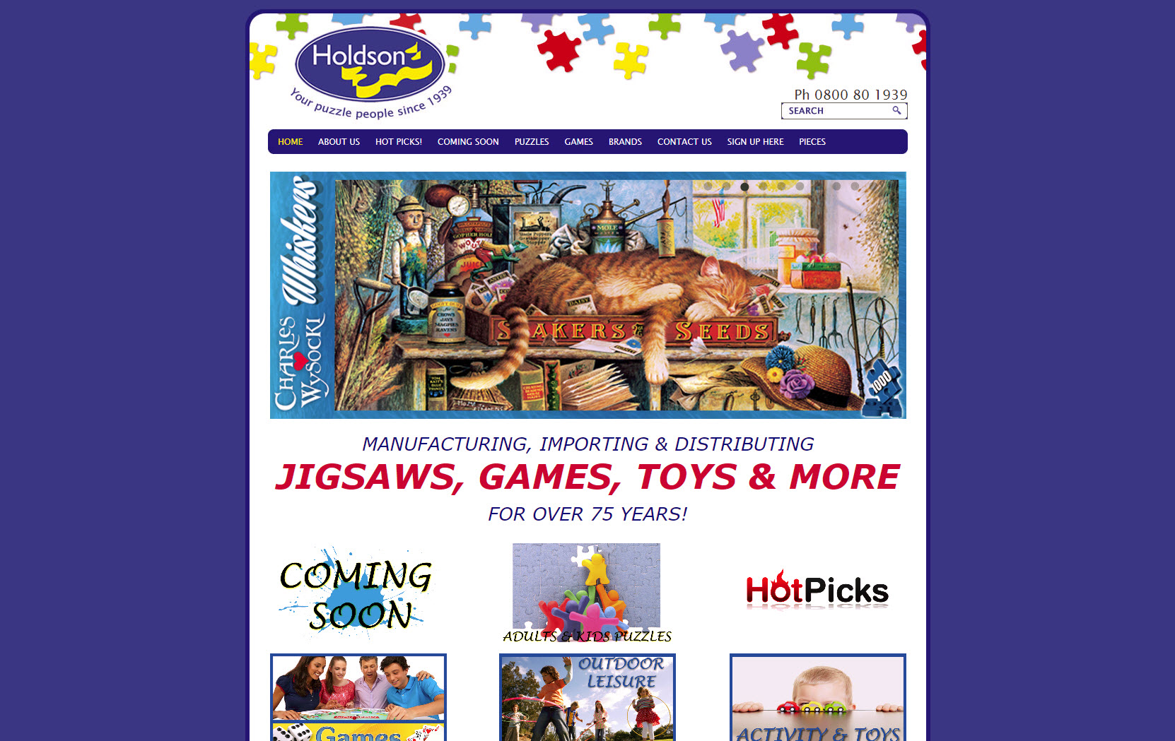 Old Holdson Website
