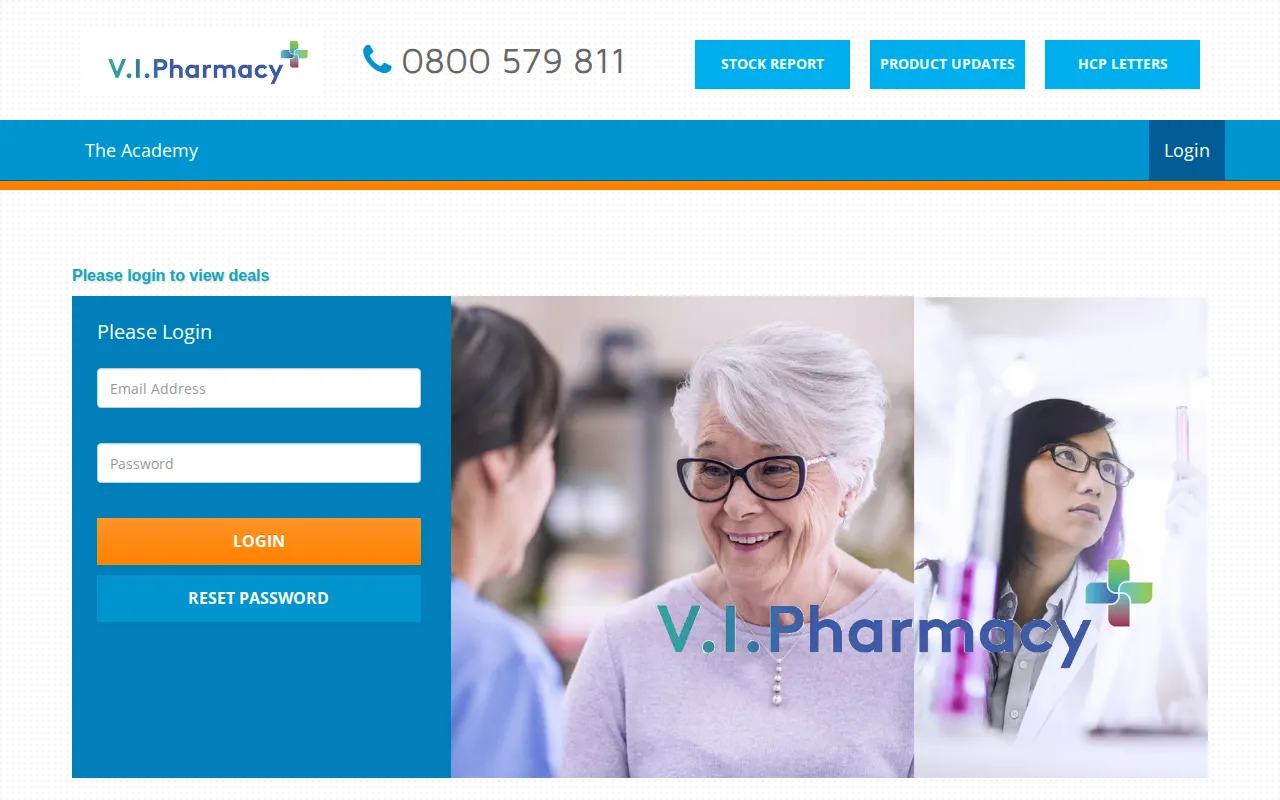 VI Pharmacy deals portal for pharmacies